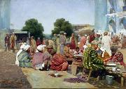 Vasily Vereshchagin Bazaar oil painting